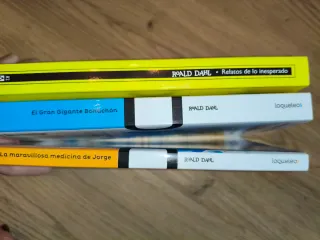 Pack 3 libros de Roald Dahl.