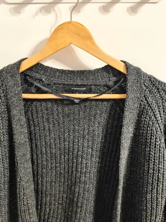 Cárdigan Atmosphere — talla S (estilo oversize)