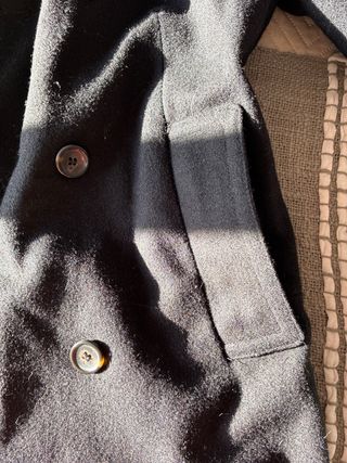 Abrigo Mango Negro