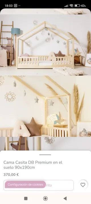 Cama Casita Cabana DW