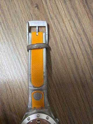 Swatch Irony Chrono Vintage Arancione/Argento