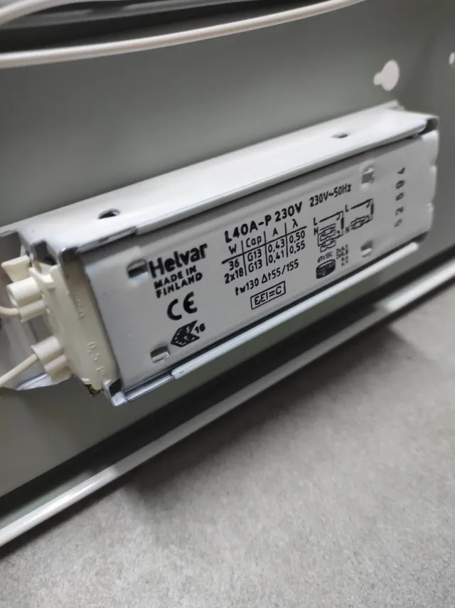 3x Pantalla estanca fluorescente