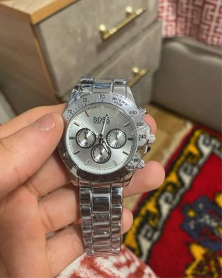 Reloj Hugo Boss Plata y Blanco