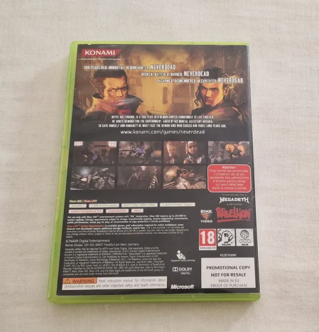 NeverDead Xbox 360 (Promocional)