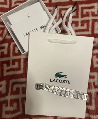 Pulsera Lacoste Plata