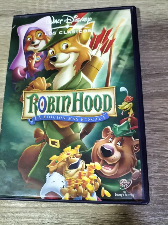 DVD Película Robin Hood Disney Clásicos