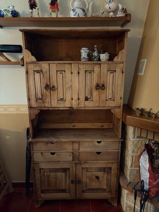 Armario rústico pino cocina/salón