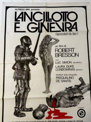 Póster Cine Lancelot du Lac Bresson