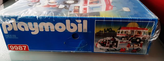 PLAYMOBIL 9987 HELICÓPTERO Y AMBULANCIA de 2005