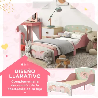 Cama infantil rosa