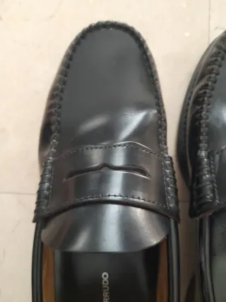 Zapatos Castellanos Piel Hombre Talla 41 Negro