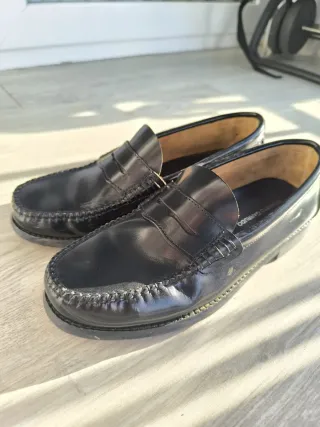 Zapatos Castellanos Piel Hombre Talla 41 Negro