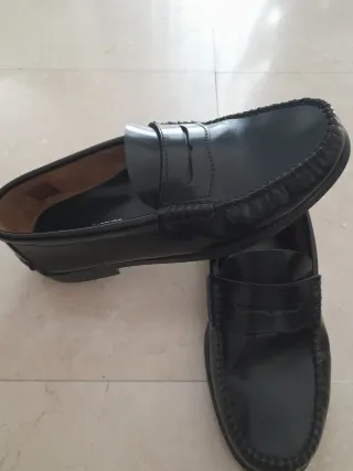 Zapatos Castellanos Piel Hombre Talla 41 Negro