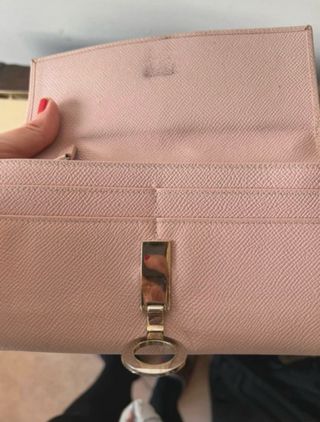 Cartera Bulgari Monete Romane Rosa