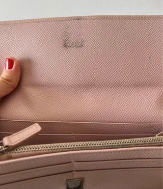 Cartera Bulgari Monete Romane Rosa