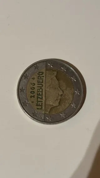 2€ Luxembourg 2006 monete rare