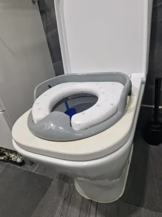 Reductor WC Jane gris y blanco