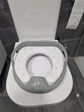 Reductor WC Jane gris y blanco