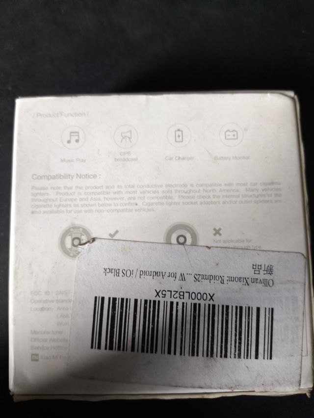 Radio/Cargador Bluetooth Roidmi 2S