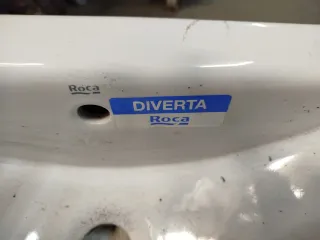 Lavabo Roca Porcelana Encimera Blanco