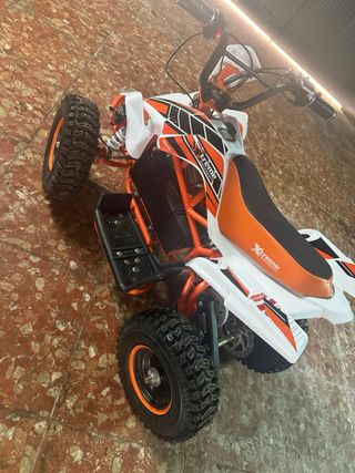 Quad Infantil Xtreme Blanco y Naranja