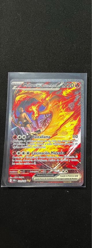 Moltres EX 229/182 Secreta Team Rocket