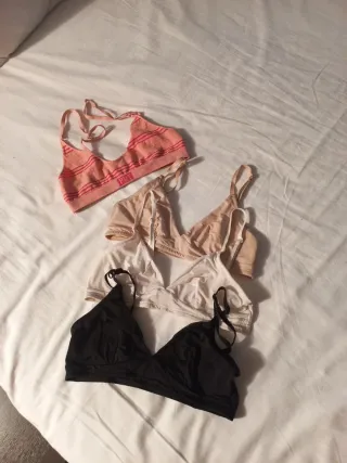 Lote 4 Sujetadores Deportivos Triángulo