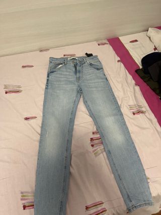 Pantalones vaqueros Zara azules