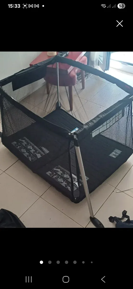 Cuna de viaje plegable