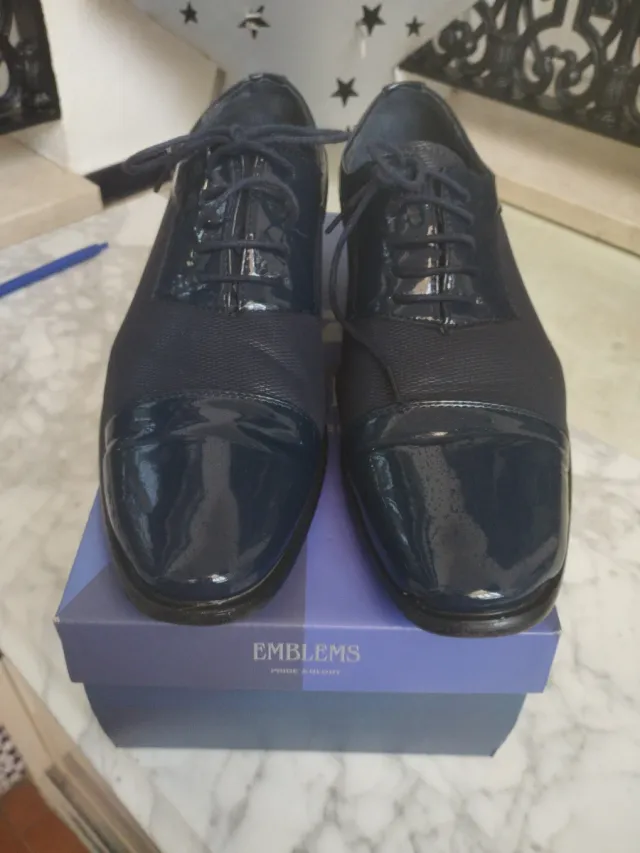 Zapatos de vestir hombre azul