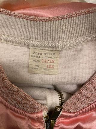 Chaqueta Zara Raso Palmeras Talla M