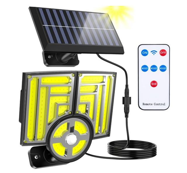 Luz Solar Exterior Movimiento IP65 Control Remoto