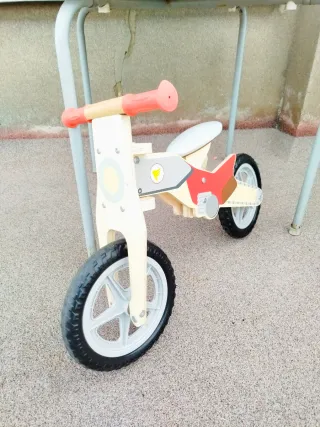 Bicicleta madera niños 2-3 años