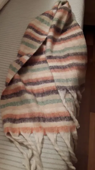 Sciarpa viscosa a righe