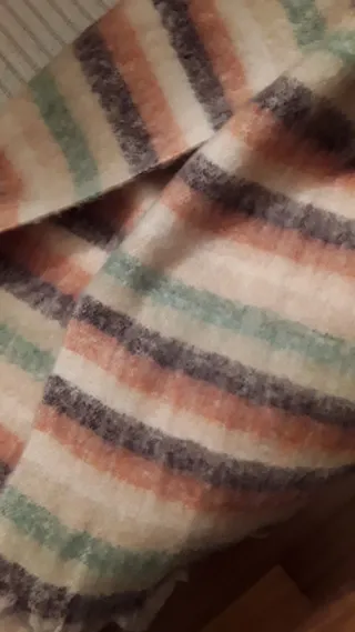 Sciarpa viscosa a righe