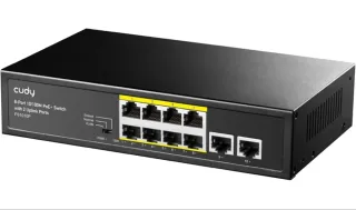 Switch Cudy PoE+ GS1010P 8+2 Puertos Gigabit