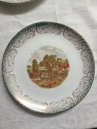 2 Piatti Dakot Bavaria Decorati