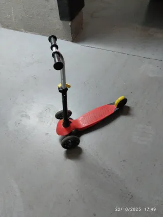 Patinete 3 ruedas rojo