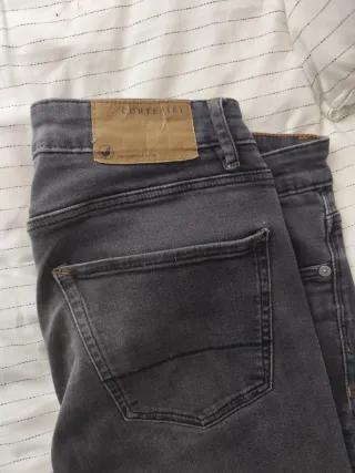 Pantalón vaquero gris Cortefiel