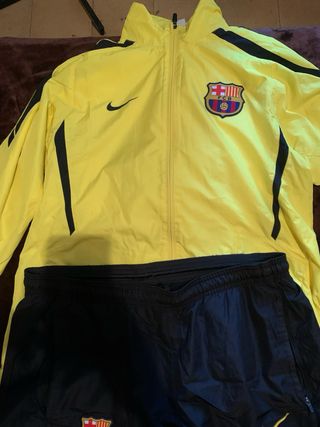 Chándal FC Barcelona Nike Amarillo y Negro