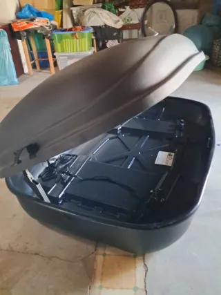 Cofre de techo 450l para coche + baca