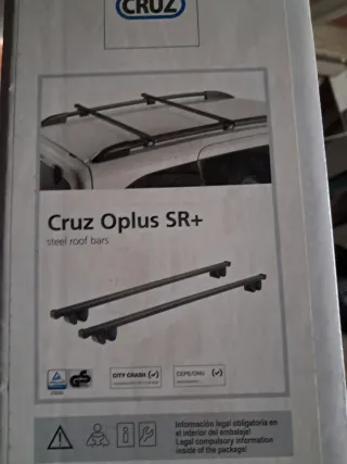 Cofre de techo 450l para coche + baca