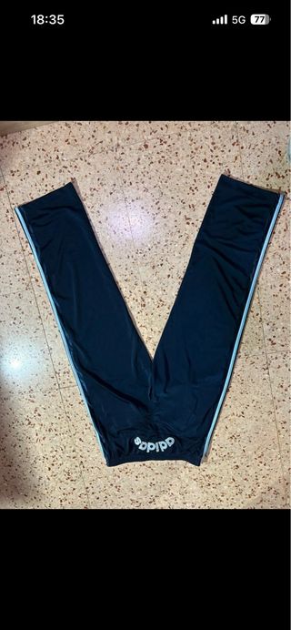 Pantalón chándal vintage Adidas azul marino