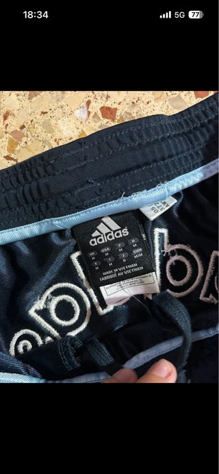 Pantalón chándal vintage Adidas azul marino
