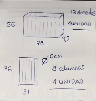 Radiador Roca Hierro Fundido 8 Elementos