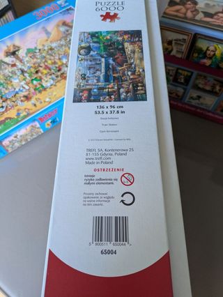 Puzzle 6000 Trefl locomotora