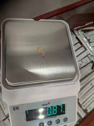 Cadena y Colgante Oro con Rubí y Brillante