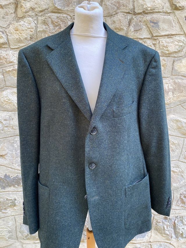 Giacca Loro Piana Super Cashmere Verde