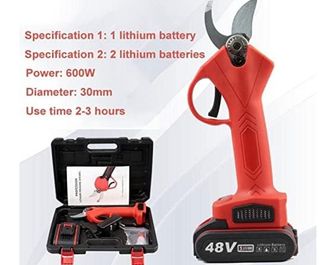 Tijeras Eléctricas  48VF con 2 Baterías, NUEVAS