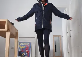 Chubasquero Tribord Azul Naranja Nuevo